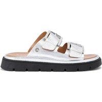 Carvela Women's 'Pavilion' Leather Sandals in Silver | Size: 3