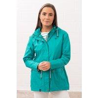 Lighthouse Clothing Women's Willow Waterproof Jacket in Teal | Size: 16