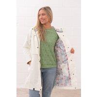 Lighthouse Clothing Women's Pipp Waterproof Coat in Light Beige | Size: 18