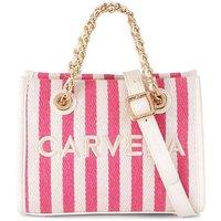 'Sorrento Micro Stripe' Canvas Bag