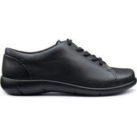 Hotter Women's Extra Wide 'Dew II' Casual Lace-Ups in Black | Size: 4