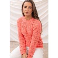 Lighthouse Clothing Women's Eden Jumper in Coral | Size: 12