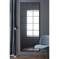 MirrorOutlet Black Modern Window Leaner / Wall Mirror 79" X 31" (200CM X 80CM) | Size: 1 Pack