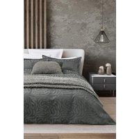 Nalu Nicole Scherzinger 'Makia' Duvet Cover Set in Charcoal | Size: Super King