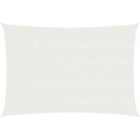 Sunshade Sail 160 g/m White 2.5x3 m HDPE