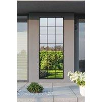 MirrorOutlet Black Modern Window Garden Wall Mirror 79" X 31" (200CM X 80CM) | Size: 1 Pack