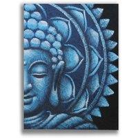 KDMD Blue Half Buddha Mandala 60x80cm | Size: 60x80 cm