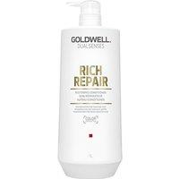 Goldwell Dual Senses Rich Repair Restoring Conditioner 1000ml Dual Senses Color Brilliance Conditioner 1000ml in Clear