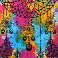 KDMD Double Cotton Bedspread + Wall Hanging - Dreamchatcher