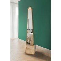 MirrorOutlet Gold Metal Edged Mirrored Ornament (150CM X 30CM X 30CM) | Size: 1 Pack