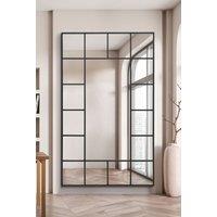 MirrorOutlet Black Modern Wall & Leaner Mirror 79" X 47" (200 x 120CM) | Size: 1 Pack