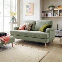 Abakus Direct Harper 2-Seater Sofa - Durable & Easy Clean Upholstery in Green