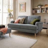 Abakus Direct Harper 2-Seater Sofa - Durable & Easy Clean Upholstery in Dark Grey