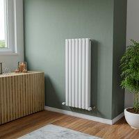 Agadon Neo Duplex Oval Tube Designer Radiator in White | Size: 1800mm x 526mm