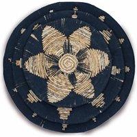 KDMD Set of Three Seagrass Bowls Wall Art - Black