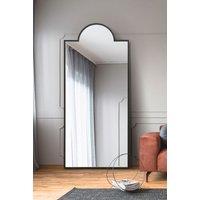 MirrorOutlet Black Modern Wall & Leaner Mirror 75" X 33" (190 x 85CM) | Size: 1 Pack