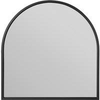 MirrorOutlet Black Framed Arched Leaner/Wall Mirror 39" X 39" (100CM X 100CM) | Size: 1 Pack