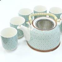 KDMD Herbal Teapot Set - Green Mosaic