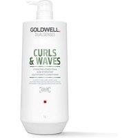 Goldwell Dualsenses Curls & Waves Conditioner 1000ml in Clear