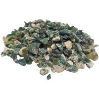 KDMD Moss Agate Gemstone Chips Bulk - 1KG in Green