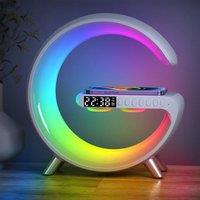 Karen M 5 In 1 Portable Fast Charging Multifunction Wireless Charger Charging Stand in White