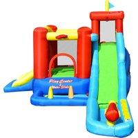 Costway 9 in 1 Inflatable Water Slide Giant Kids Bouncer w/ Slide & Trampoline