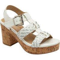 Ravel Women's 'Rewley' Peep-Toe Sandals in White | Size: 5