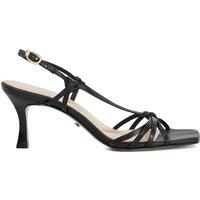 Dune London Women's 'Mischevious' Leather Sandals in Black | Size: 3