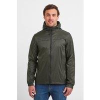 TOG24 Men's 'Craven' Waterproof Packaway Jacket in Khaki | Size: Small