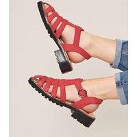 Moshulu Women's Kynance' Fisherman Sandals in Pink | Size: 6