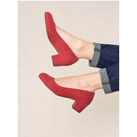 Moshulu Women's 'Keel Suede' Court Shoes in Pink | Size: 5