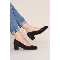 Moshulu Women's 'Keel Suede' Court Shoes in Black | Size: 5.5