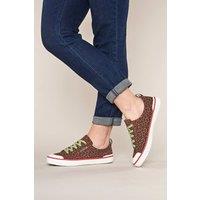 Moshulu Women's 'Mousehall' Comfortable Lace Up Trainers in Tan | Size: 5