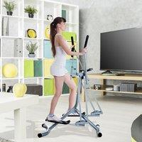 Cross Trainer Air Walker Glider Home Gym Fitness Workout Machine w/ LCD Display