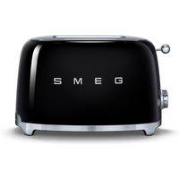 Smeg TSF01 Retro 2 Slice Toaster in Black