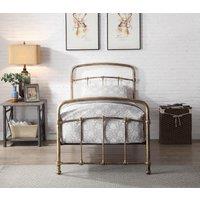 Flintshire Furniture Ltd Mostyn Metal Bed Frame in Bronze | Size: Double