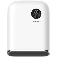 MYLEK Bathroom Electric Heater 2KW Downflow Air Curtain IP22 with Timer in White