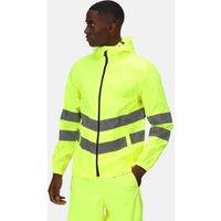 Regatta Men's Hi-Vis Pro Packaway Jacket in Yellow | Size: XL