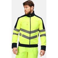 Regatta Men's Hi-Vis Pro 3-Layer Softshell Jacket in Yellow | Size: Medium
