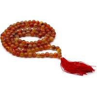 KDMD Women's 108 Bead Mala - Carnelian in Brown