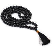KDMD Women's 108 Bead Mala - Black Agate