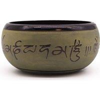 KDMD Earth Powder Singing Bowl - Mantra Five Buddha - 16cm in Gold