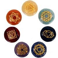 KDMD Small Stones Chakra Set (Rounded shape)