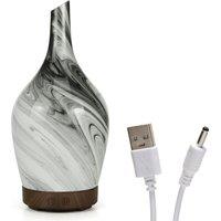 KDMD Aroma Atomiser - Glass Abstract Grey USB