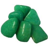 KDMD L Tumble Stones - Amazonite - (Set of 24) in Green