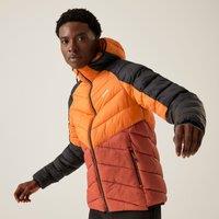 Regatta Men's Lightweight Hooded Dalent Jacket in Burnt Orange | Size: Large