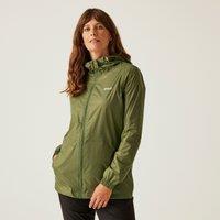 Regatta Women's 'Pack-It III' Waterproof Packaway Jacket in Bottle Green | Size: 12
