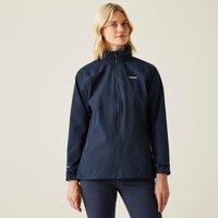 Regatta Women's Daysha II Waterproof Hooded Shell Jacket in Mid Navy | Size: 10