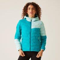 Regatta Women's Hooded Hillpack II Jacket in Turquoise | Size: 12