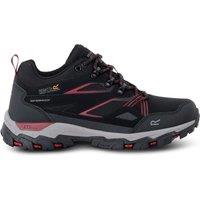 Regatta Women's Lady Holcombe III Low Waterproof Shoes in Jet Black | Size: 4